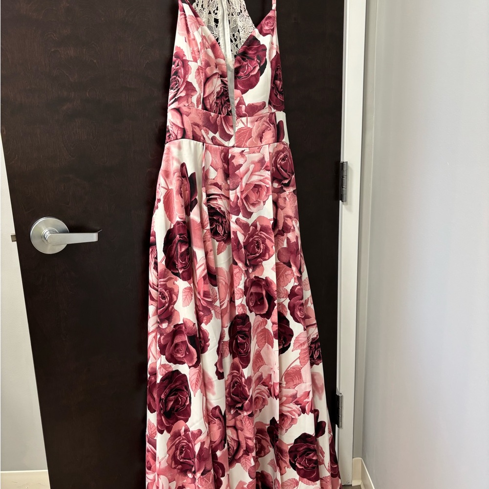 Speechless Pink and White Floral Dress